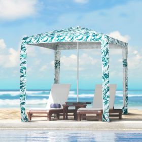 Quick Beach Cabana Canopy Umbrella (Option: Green-1455x130x130 mm)
