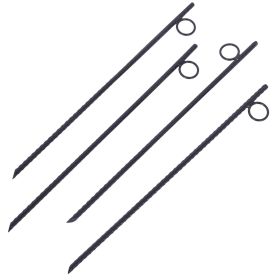Metal Rebar Piles (Option: Black)